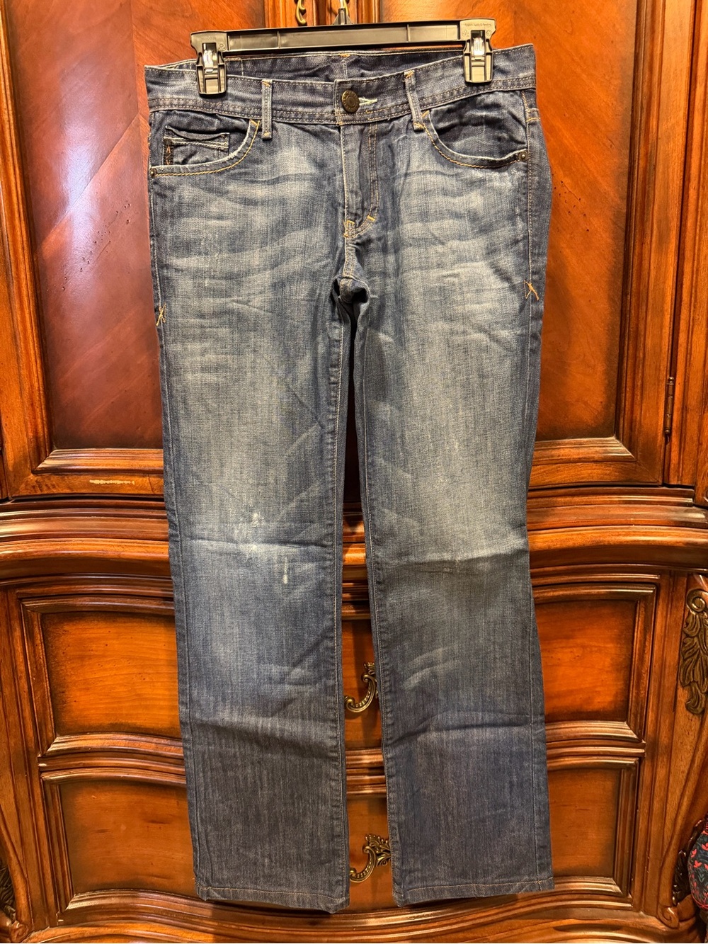 Y2K A/X Armani Exchange Dark Blue Denim Jeans size 6